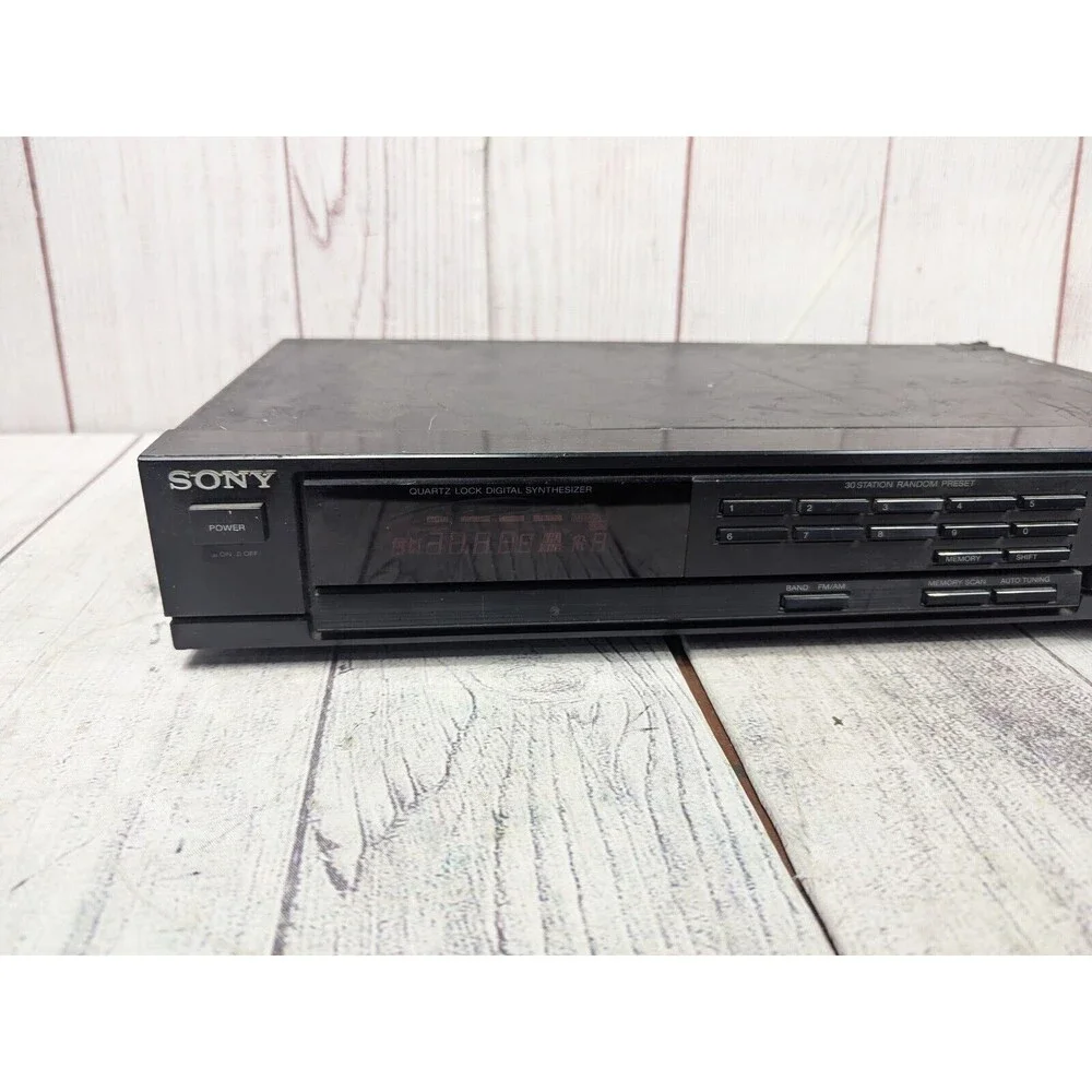 REPAIR Partly Works - Sony ST-JX390 Vintage Stereo AM/FM Quartz Tuner Receiver